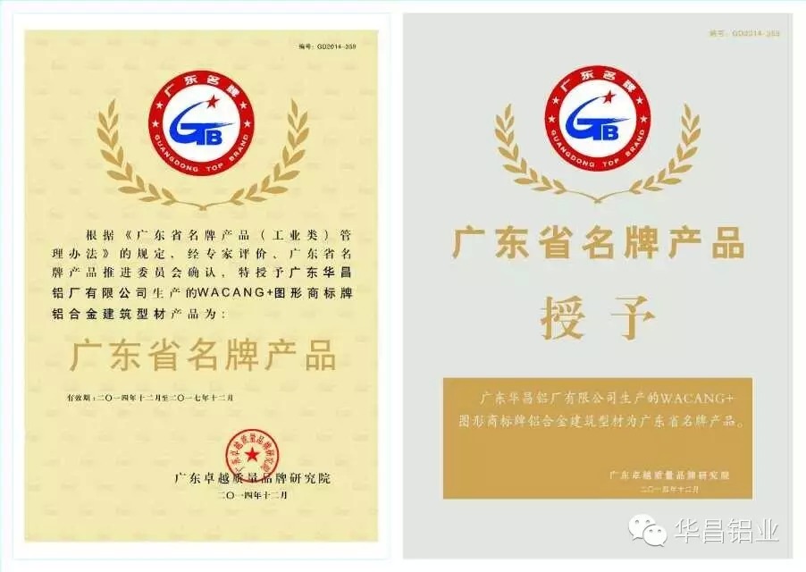 我司兩產(chǎn)品獲得廣東省名牌產(chǎn)品稱號