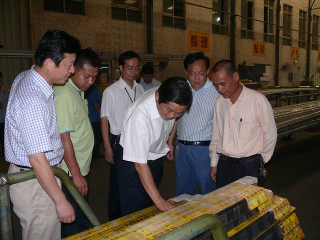 江蘇沛縣馮縣長一行到公司考察