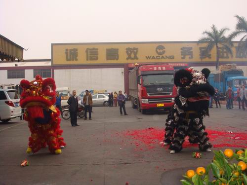 開工大吉   醒獅助興