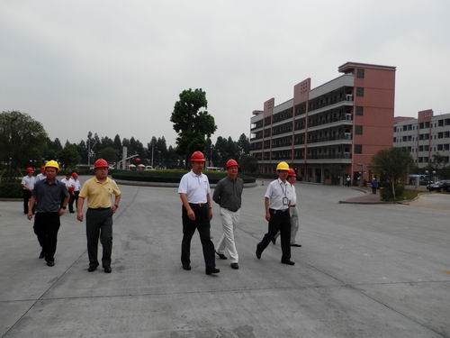 河南省商務(wù)廳戴松軍副廳長一行到我司參觀考察