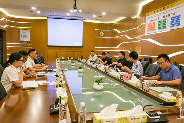 佛山市南海區(qū)經促局,尼得科集團領導一行蒞臨華昌集團考察交流