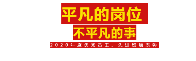 【奮斗的華昌人】2020年度優(yōu)秀員工、先進班組表彰