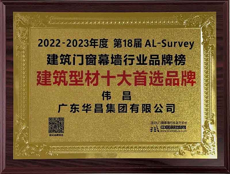建筑型材十大首選品牌